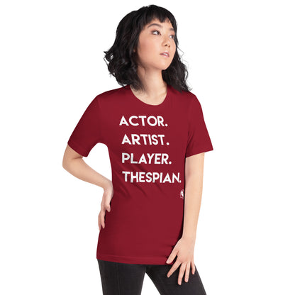 Actor. Artist. - Short-Sleeve Staple Unisex T-shirt
