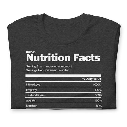 Human Nutrition Facts - Short-Sleeve Staple Unisex T-Shirt