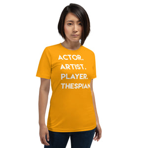 Actor. Artist. - Short-Sleeve Staple Unisex T-shirt