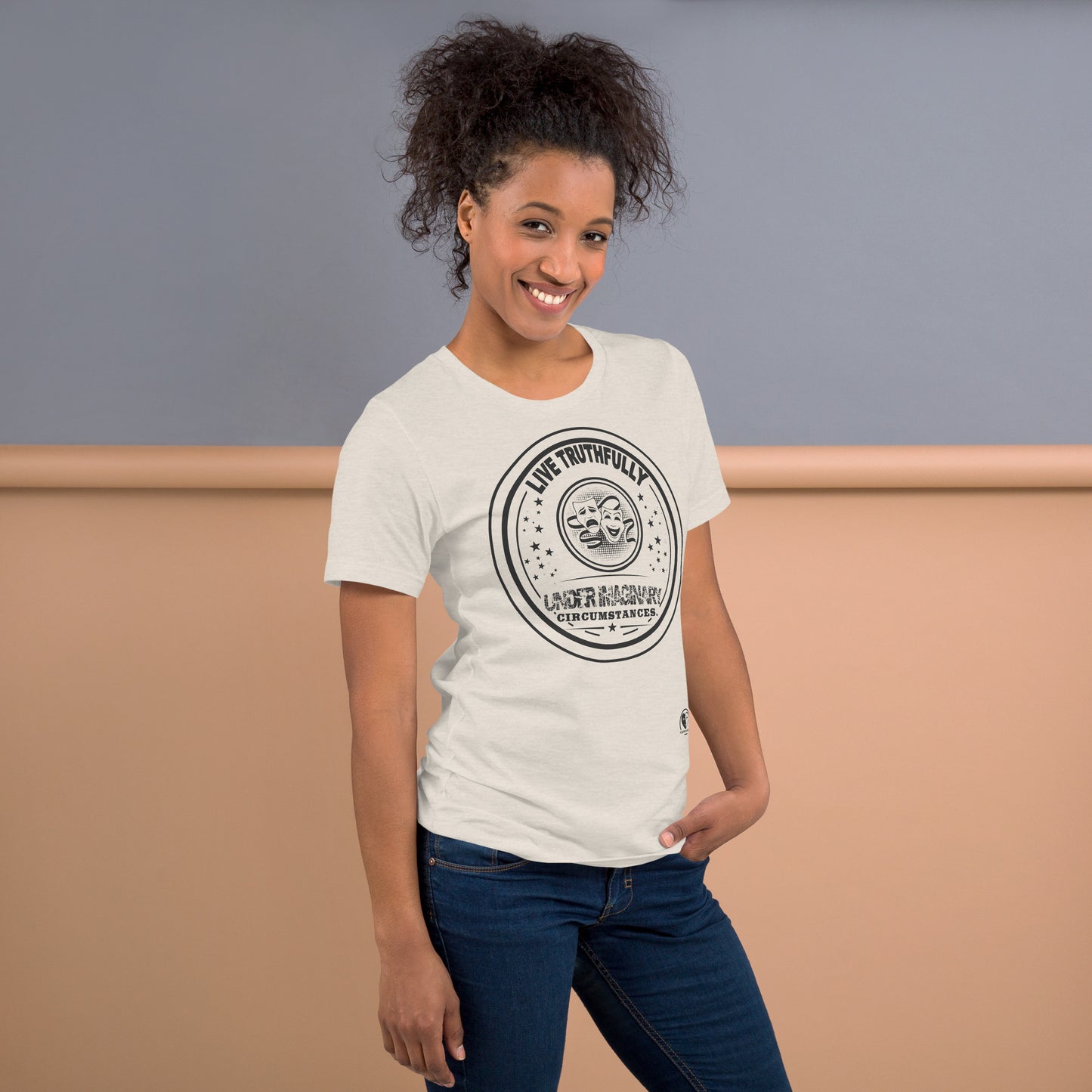 Live Truthfully Circle - Short-Sleeve Staple Unisex T-Shirt