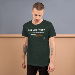 Unlimited Definition Colorful - Short-Sleeve Staple Unisex T-shirt