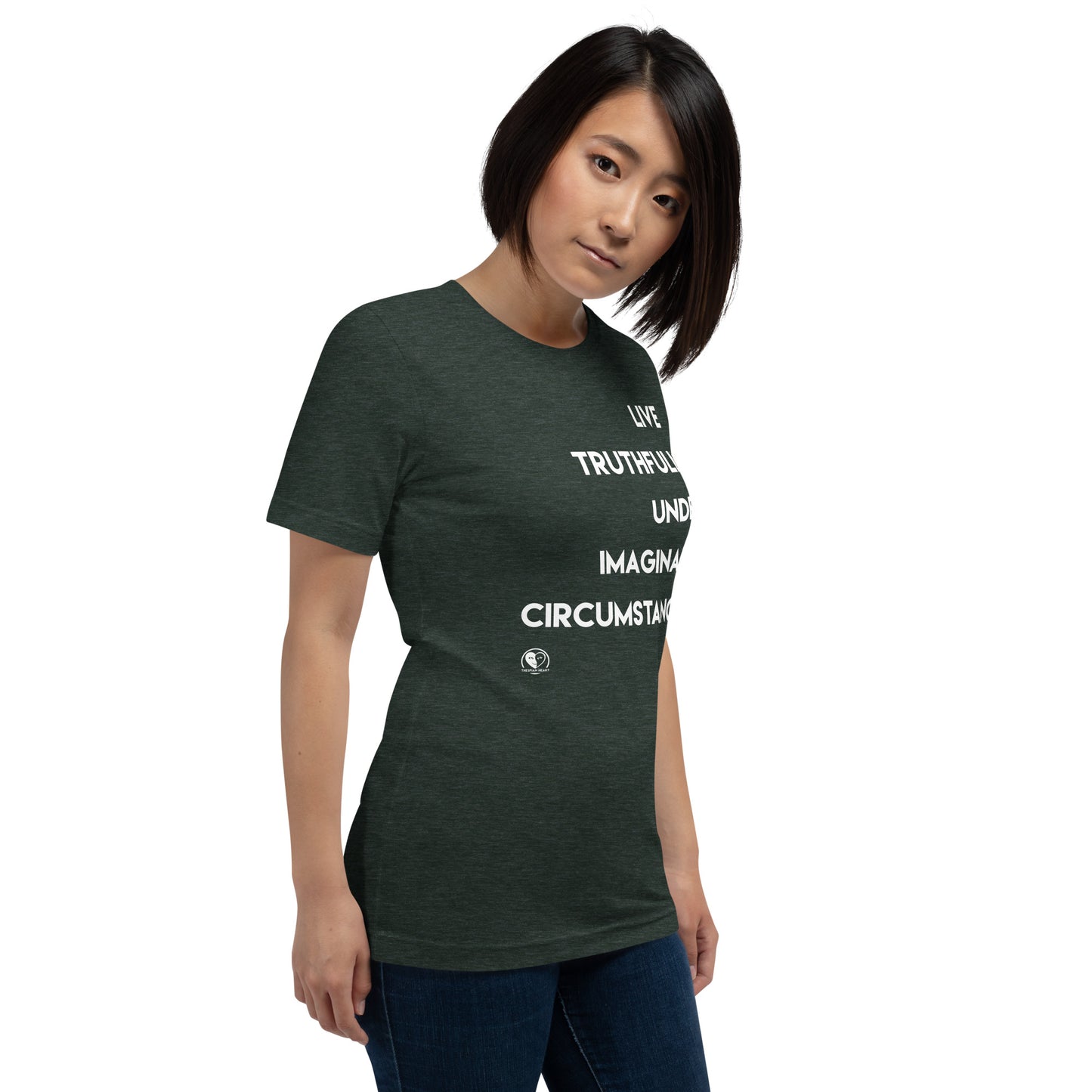 Live Truthfully Under Imaginary Circumstances - Short-Sleeve Staple Unisex T-Shirt