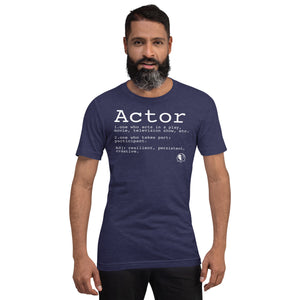 Actor Definition Adj - Short-Sleeve Staple Unisex T-shirt