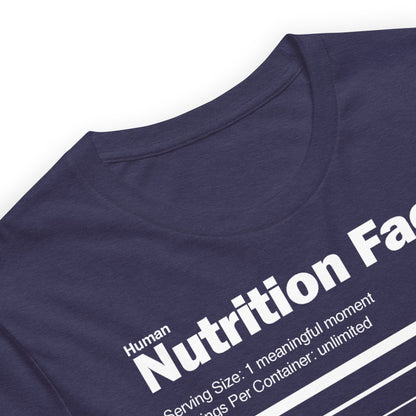 Human Nutrition Facts - Short-Sleeve Staple Unisex T-Shirt