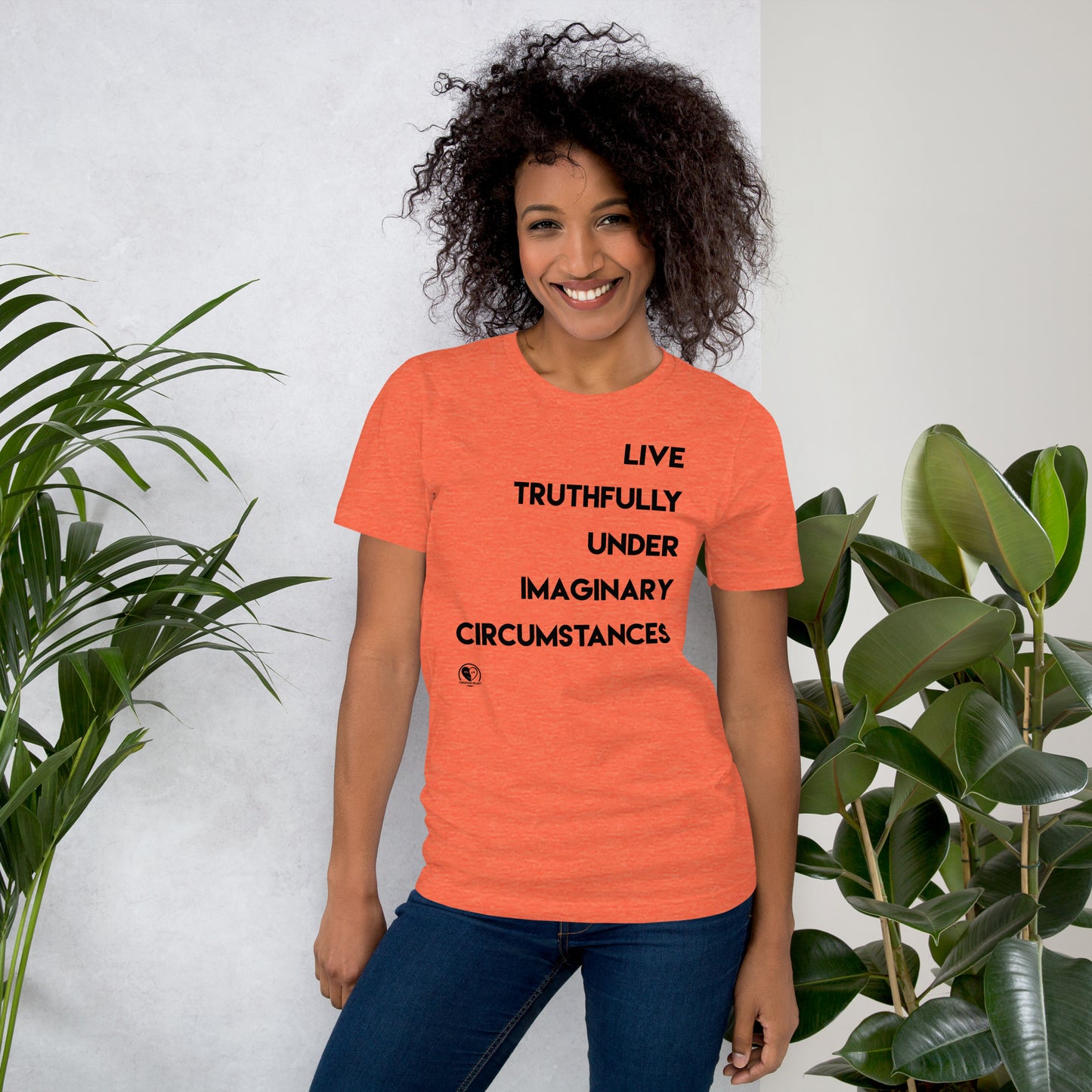 Live Truthfully Under Imaginary Circumstances - Short-Sleeve Staple Unisex T-Shirt