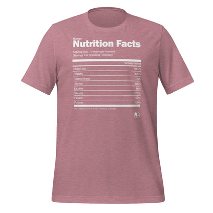 Human Nutrition Facts - Short-Sleeve Staple Unisex T-Shirt