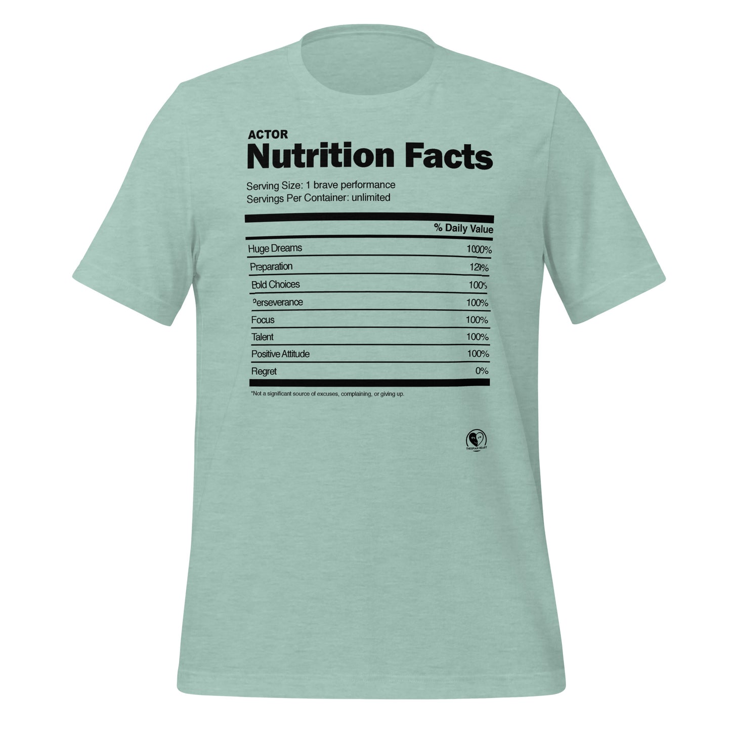 Actor Nutrition Facts - Short-Sleeve Staple Unisex T-shirt