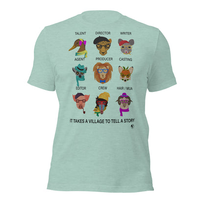 It Takes A Village Animals - Short-Sleeve Staple Unisex T-Shirt
