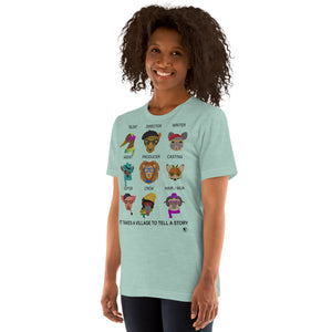 It Takes A Village Animals - Short-Sleeve Staple Unisex T-Shirt