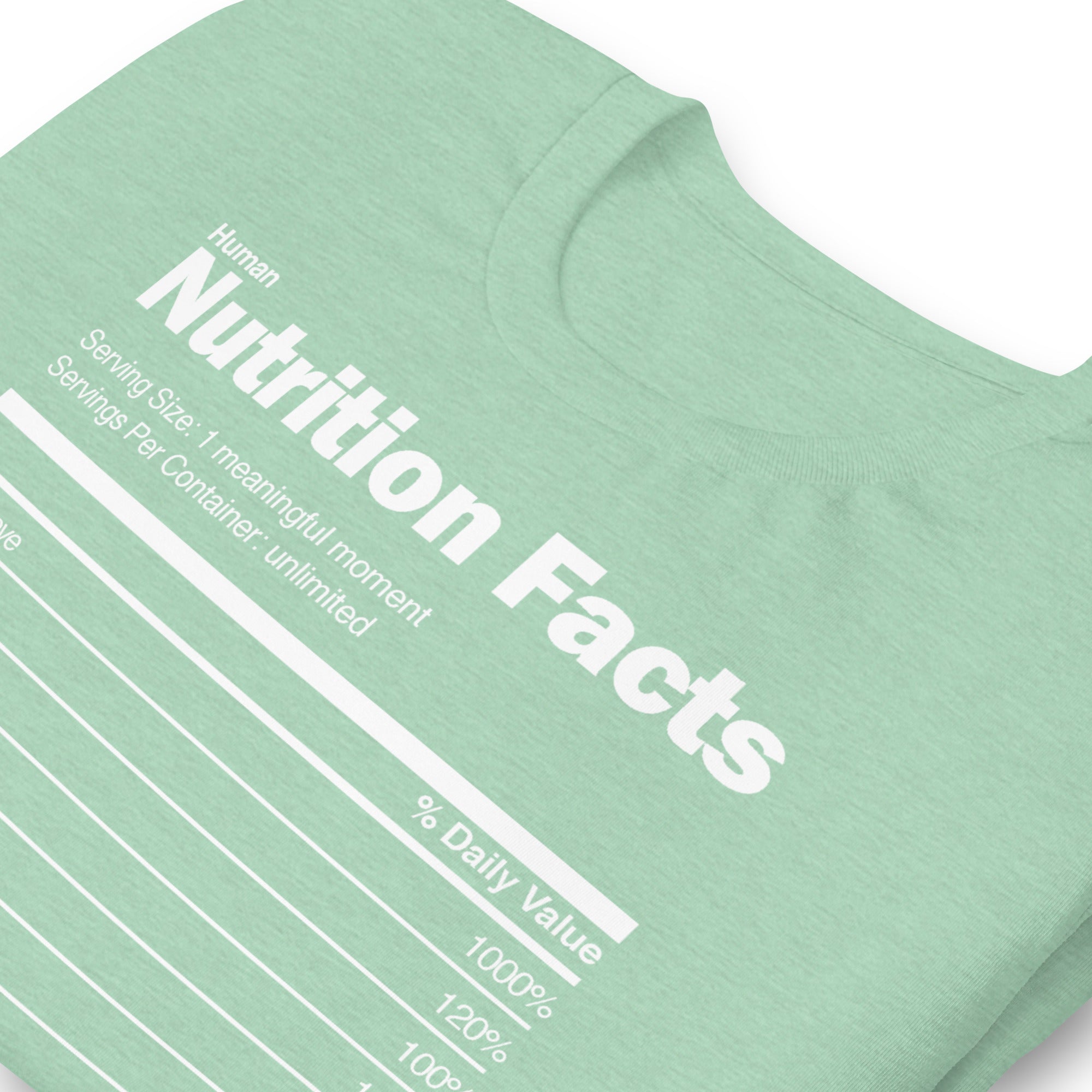 Human Nutrition Facts - Short-Sleeve Staple Unisex T-Shirt