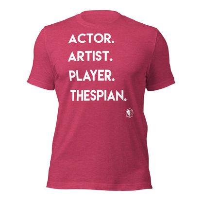 Actor. Artist. - Short-Sleeve Staple Unisex T-shirt