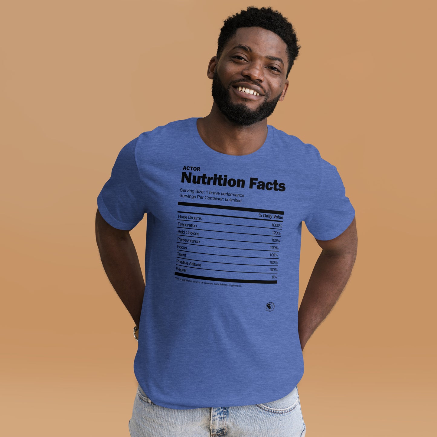 Actor Nutrition Facts - Short-Sleeve Staple Unisex T-shirt