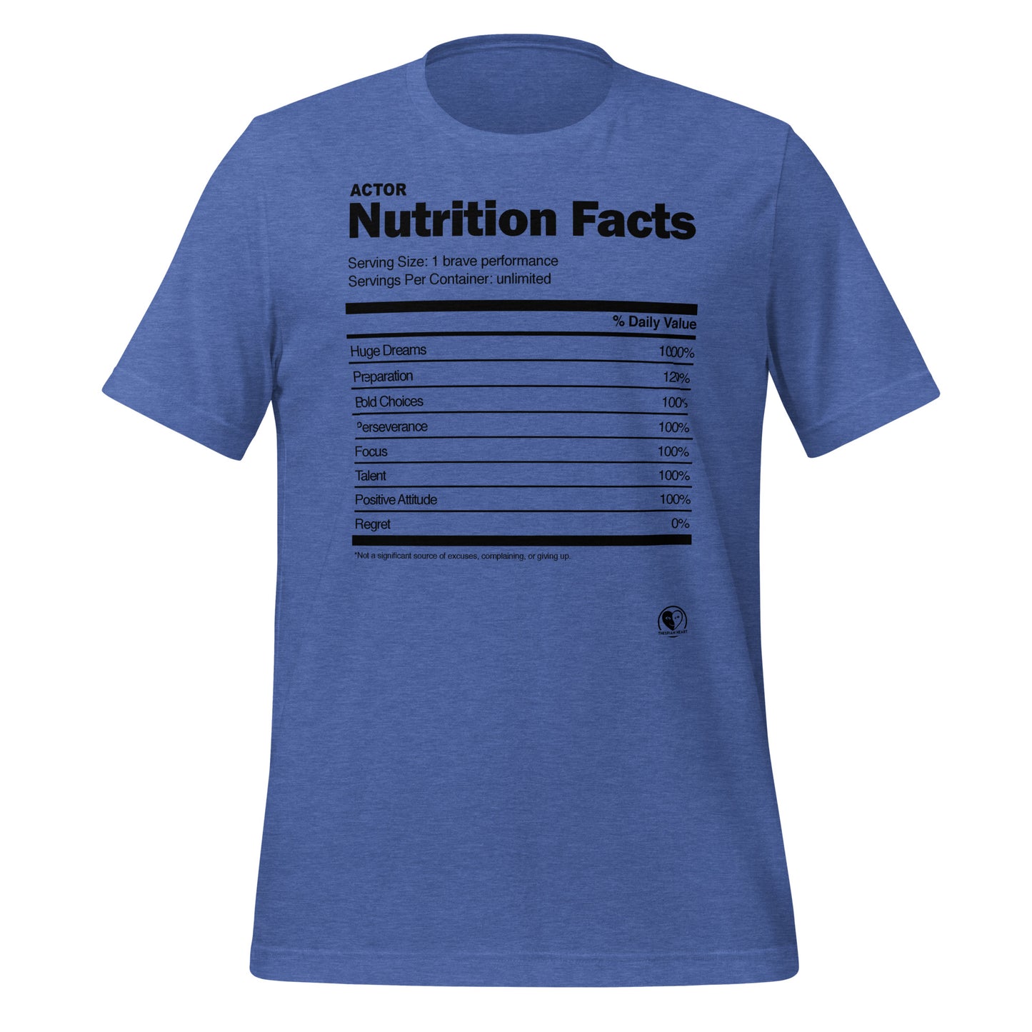 Actor Nutrition Facts - Short-Sleeve Staple Unisex T-shirt