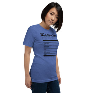 Actor Nutrition Facts - Short-Sleeve Staple Unisex T-shirt