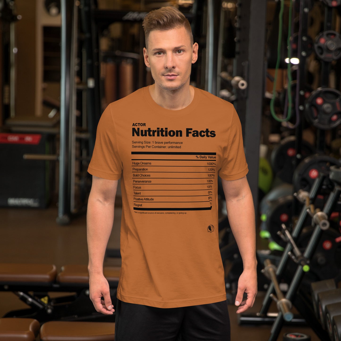 Actor Nutrition Facts - Short-Sleeve Staple Unisex T-shirt