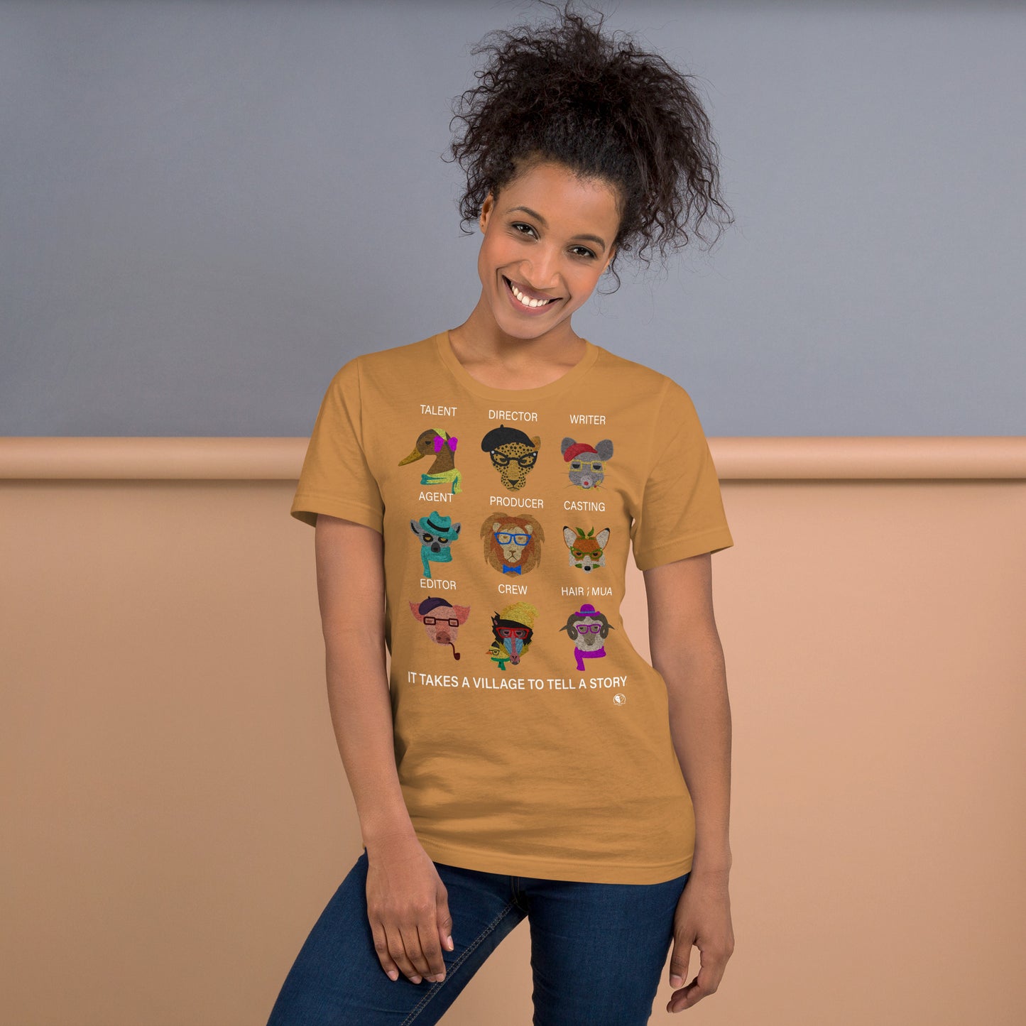 It Takes A Village Animals - Short-Sleeve Staple Unisex T-Shirt