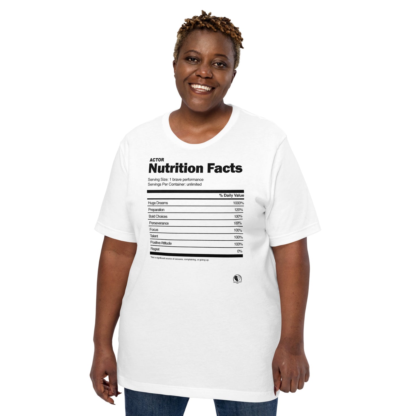 Actor Nutrition Facts - Short-Sleeve Staple Unisex T-shirt