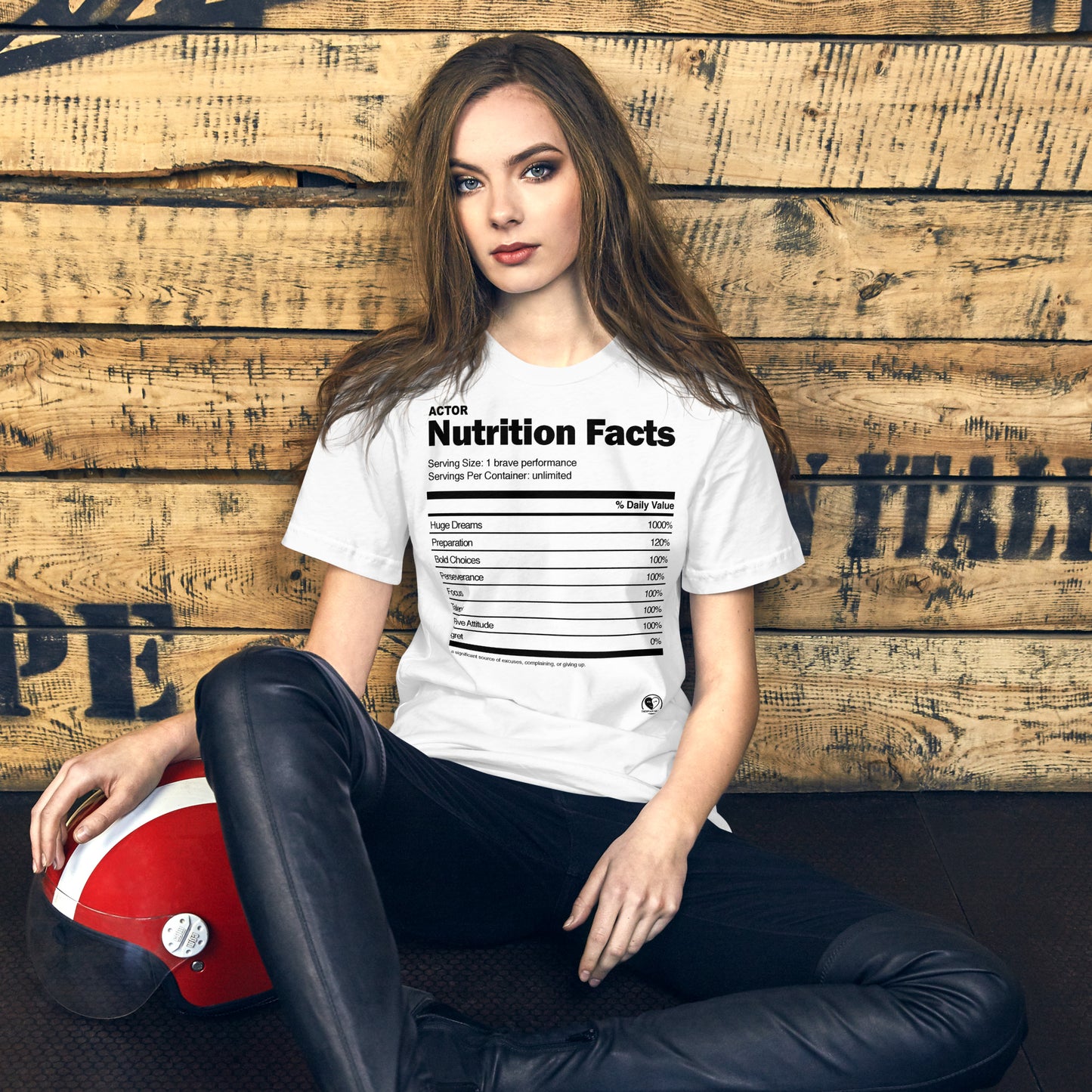 Actor Nutrition Facts - Short-Sleeve Staple Unisex T-shirt