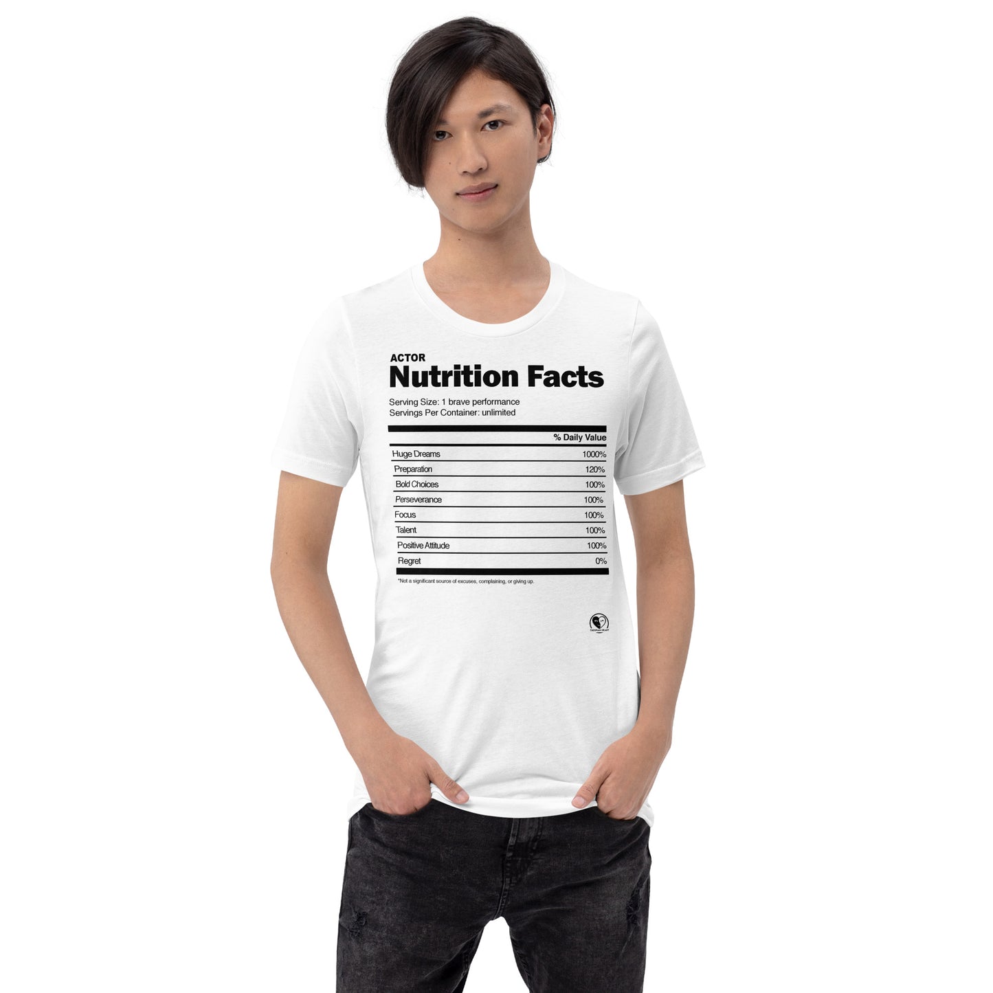 Actor Nutrition Facts - Short-Sleeve Staple Unisex T-shirt