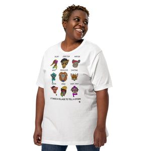 It Takes A Village Animals - Short-Sleeve Staple Unisex T-Shirt