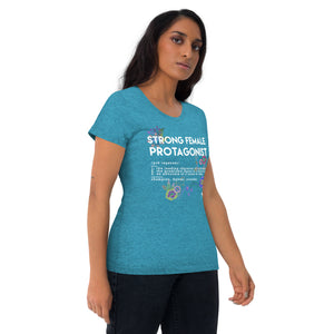 Strong Female Protagonist + Definition - Premium Tri-blend Short-Sleeve Unisex T-shirt