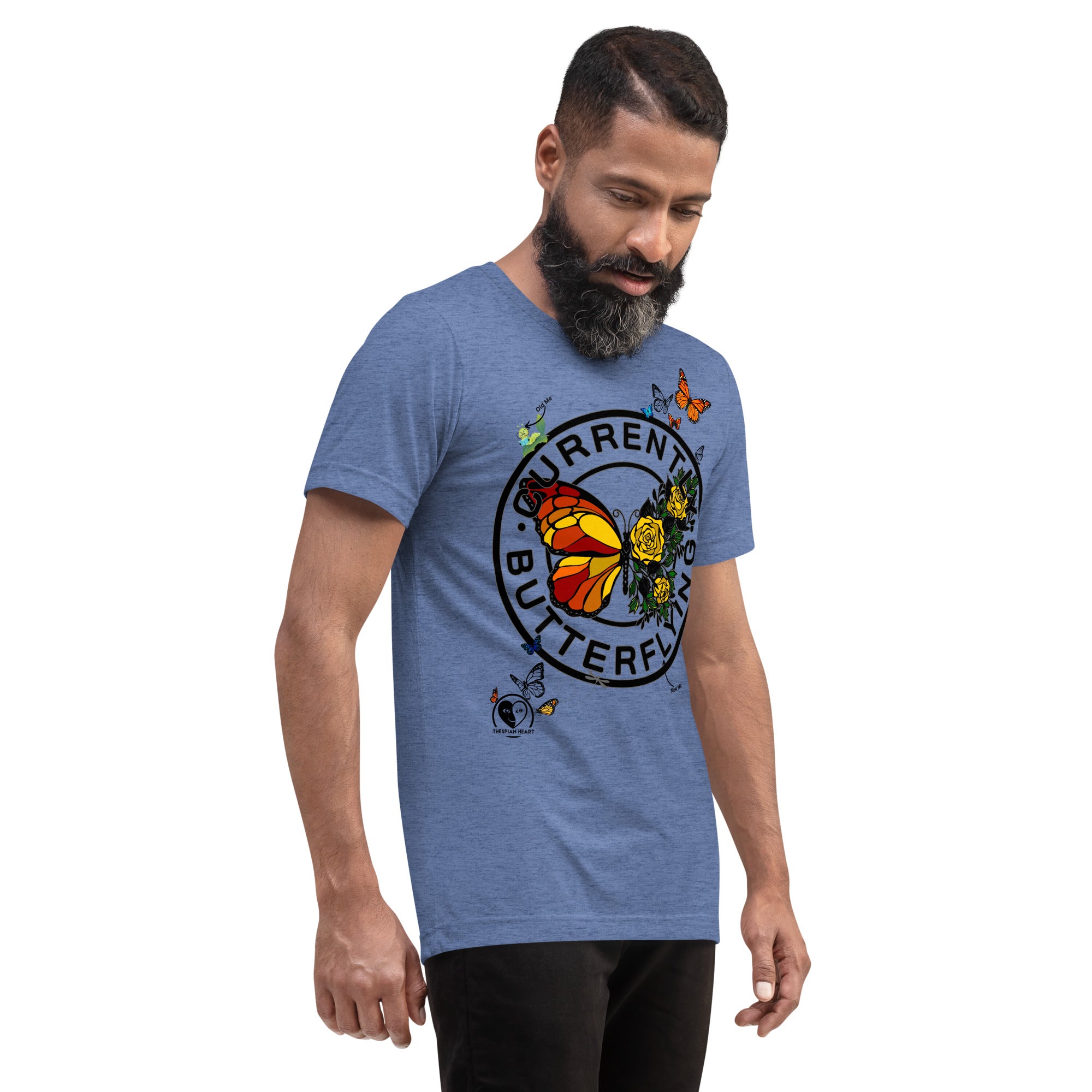 Currently Butterflying - Premium Tri-blend Short-Sleeve Unisex T-shirt