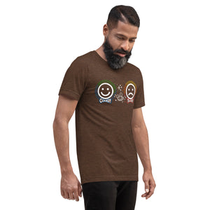 Comedy Tragedy - Premium Tri-blend Short-Sleeve Unisex T-shirt