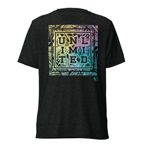 Unlimited Colorful Pastel - Premium Tri-blend Short-Sleeve Unisex T-shirt