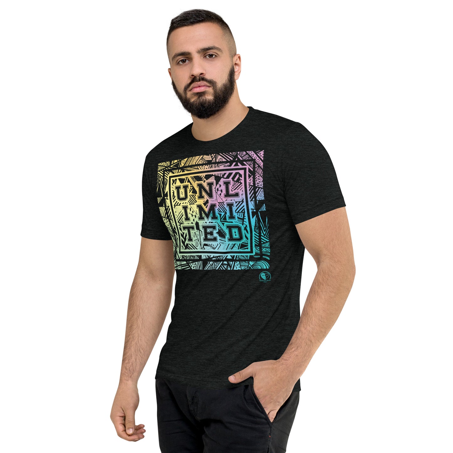 Unlimited Colorful Pastel - Premium Tri-blend Short-Sleeve Unisex T-shirt