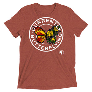 Currently Butterflying - Premium Tri-blend Short-Sleeve Unisex T-shirt