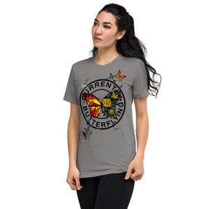 Currently Butterflying - Premium Tri-blend Short-Sleeve Unisex T-shirt