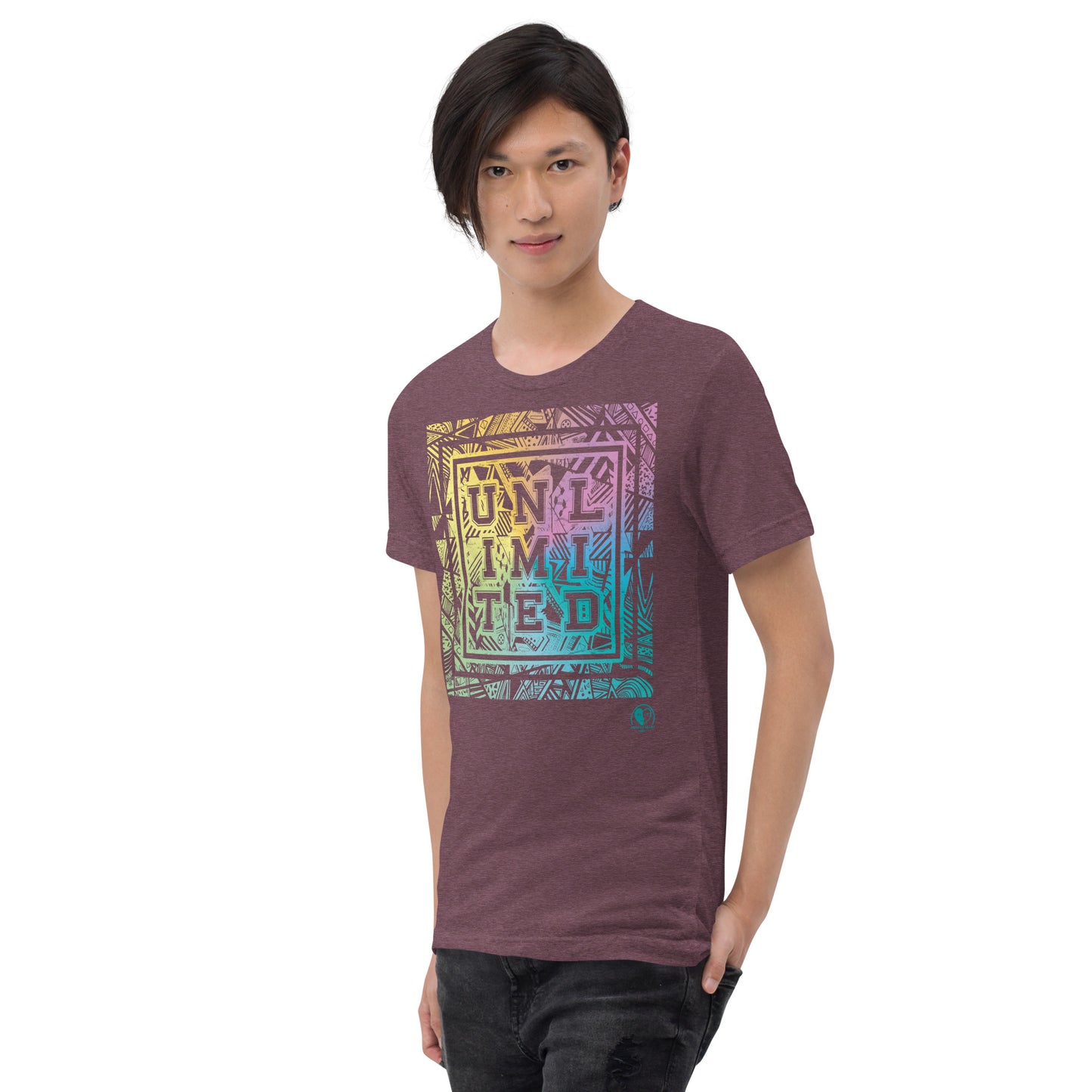 Unlimited Colorful Pastel - Premium Tri-blend Short-Sleeve Unisex T-shirt