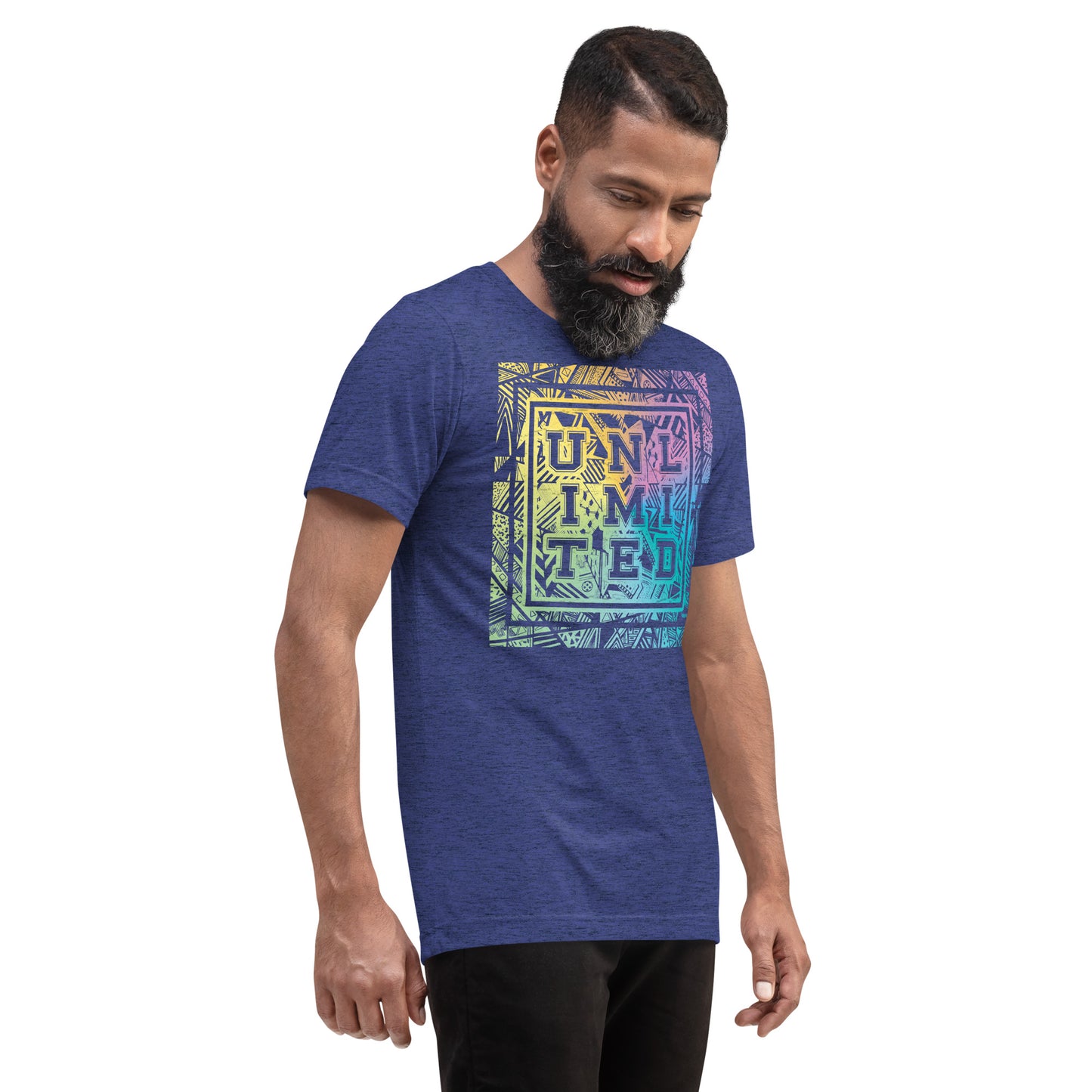 Unlimited Colorful Pastel - Premium Tri-blend Short-Sleeve Unisex T-shirt