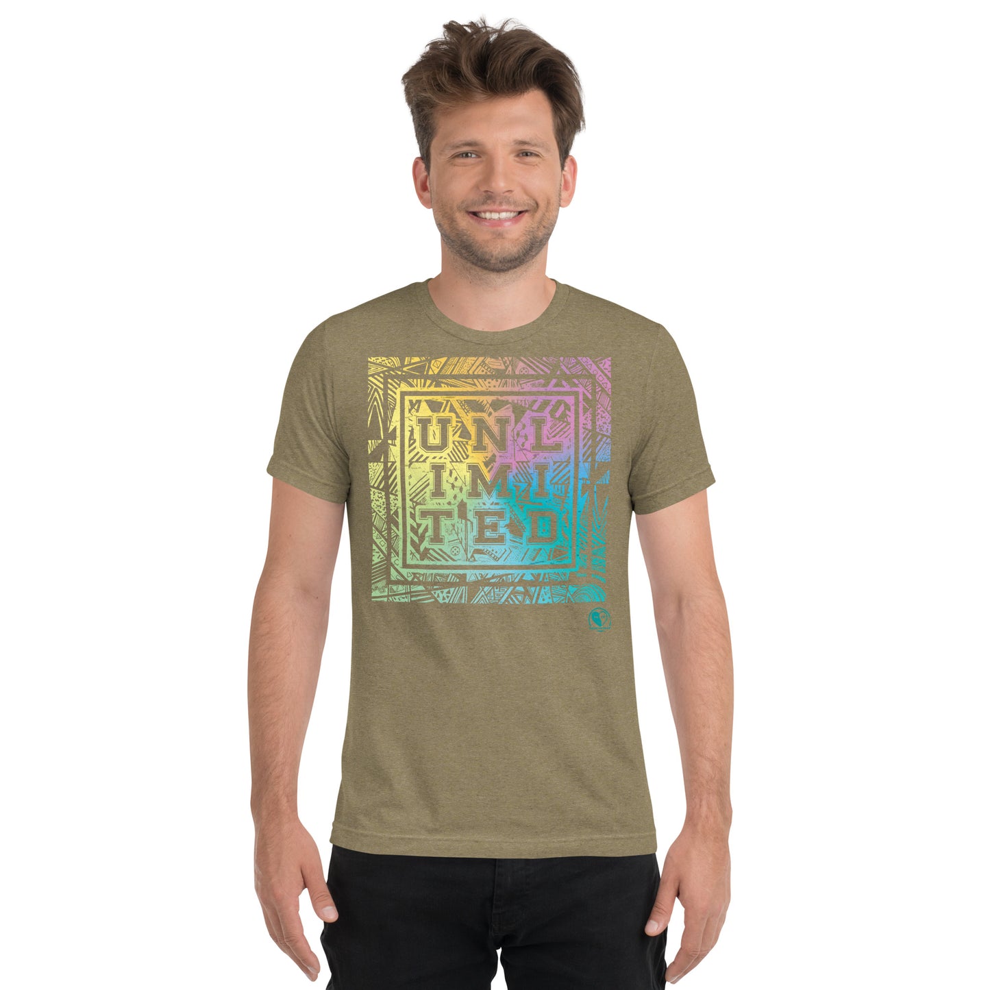 Unlimited Colorful Pastel - Premium Tri-blend Short-Sleeve Unisex T-shirt