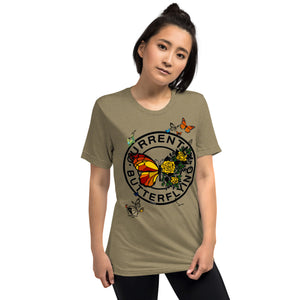 Currently Butterflying - Premium Tri-blend Short-Sleeve Unisex T-shirt