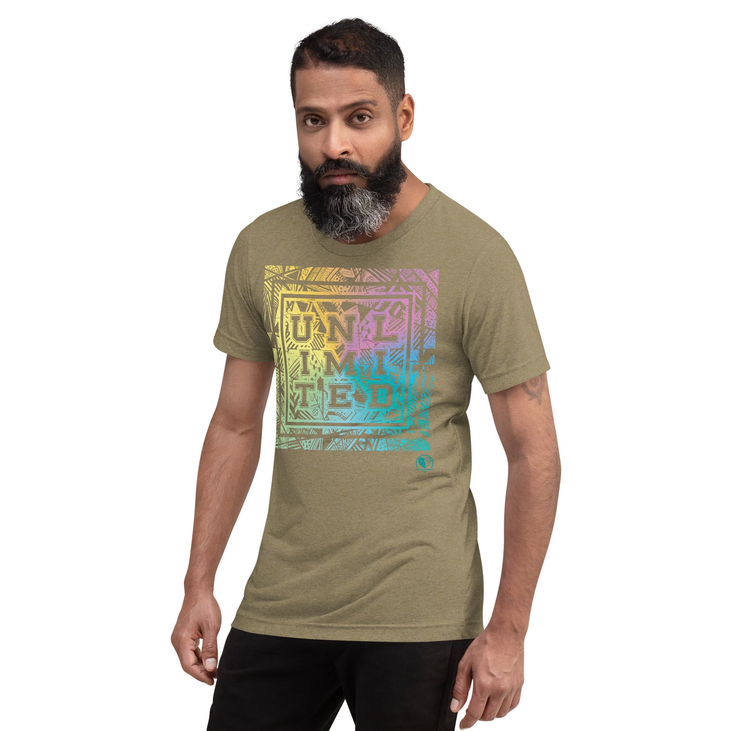 Unlimited Colorful Pastel - Premium Tri-blend Short-Sleeve Unisex T-shirt