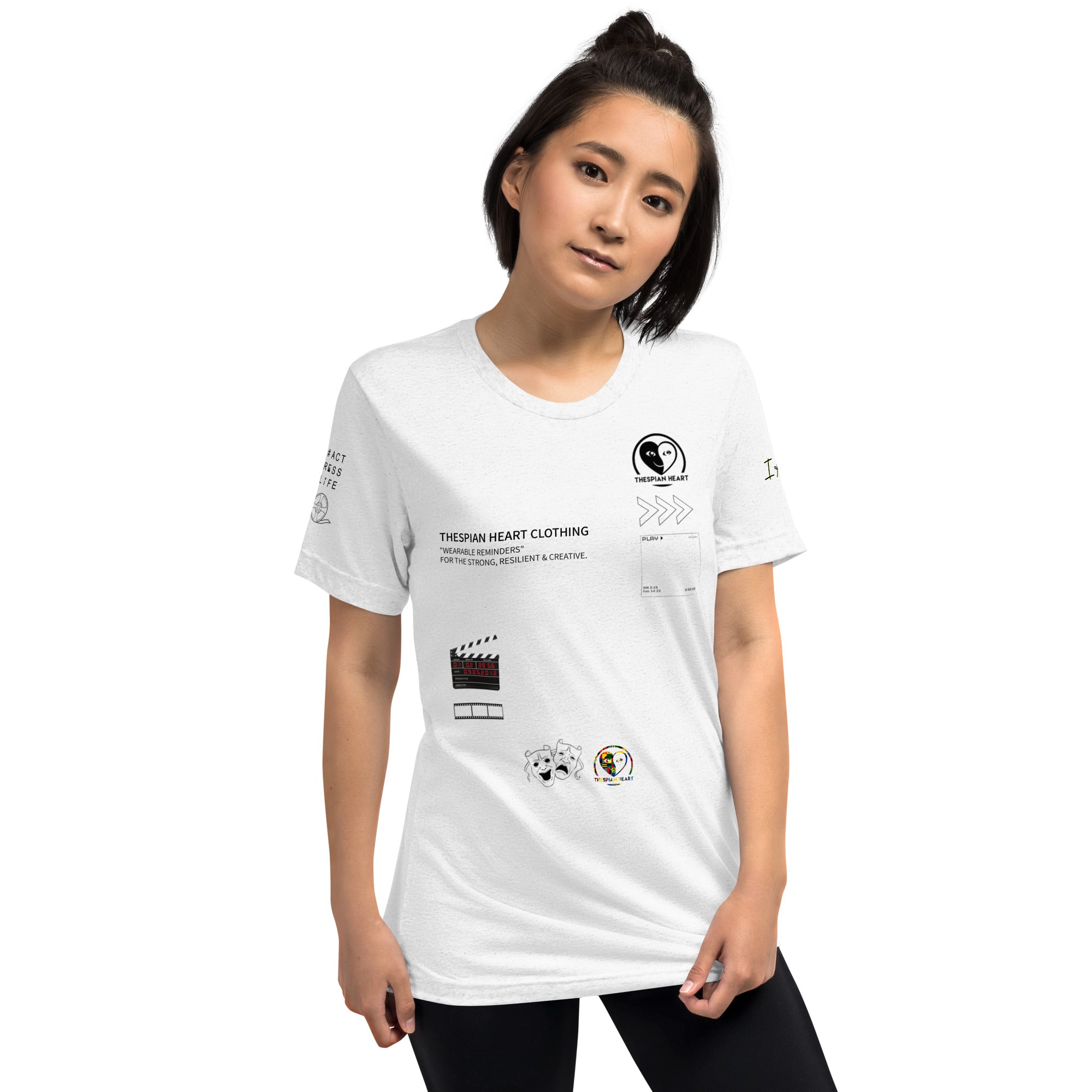 Thespian Heart Logo Definition Short sleeve t-shirt