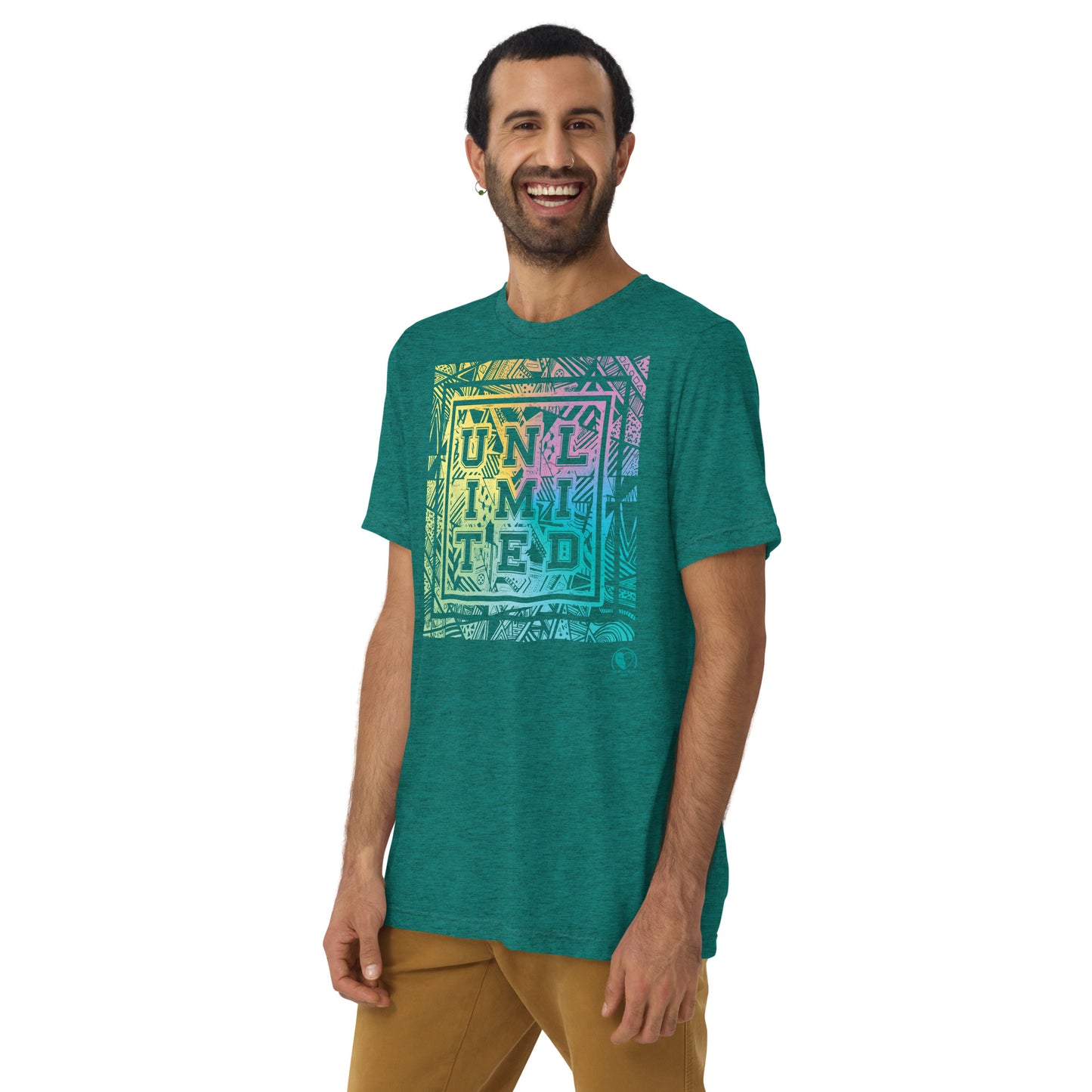 Unlimited Colorful Pastel - Premium Tri-blend Short-Sleeve Unisex T-shirt