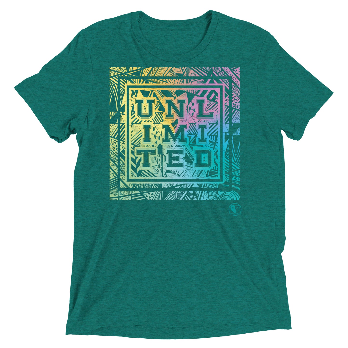 Unlimited Colorful Pastel - Premium Tri-blend Short-Sleeve Unisex T-shirt