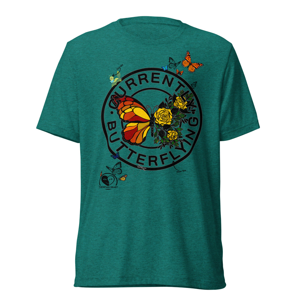 Currently Butterflying - Premium Tri-blend Short-Sleeve Unisex T-shirt