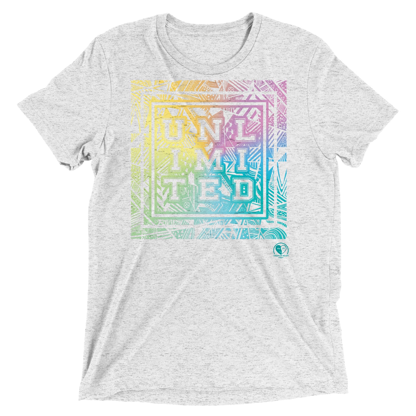 Unlimited Colorful Pastel - Premium Tri-blend Short-Sleeve Unisex T-shirt