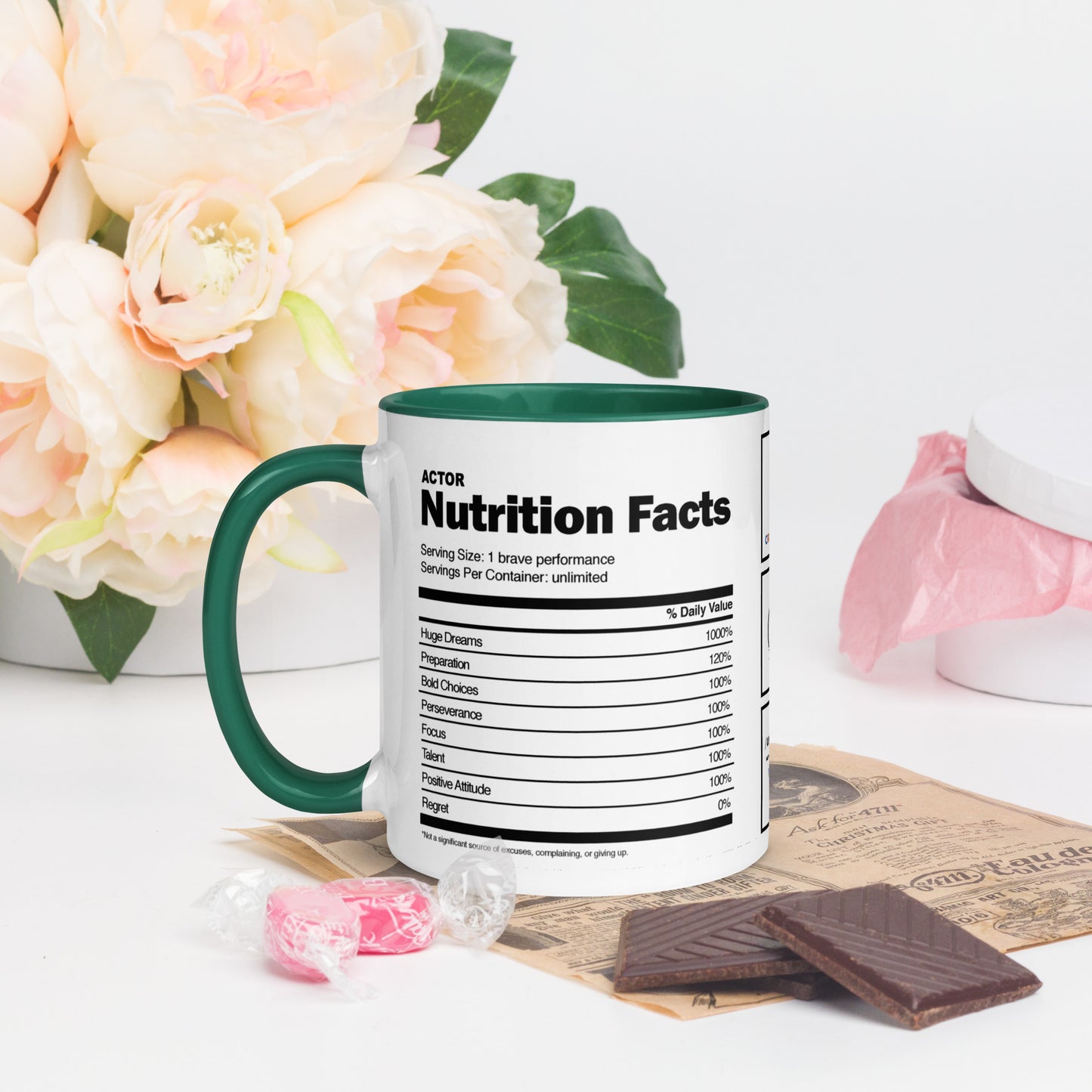 Actor Nutrition Facts -11oz Coffee & Tea Mug