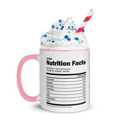 Actor Nutrition Facts -11oz Coffee & Tea Mug