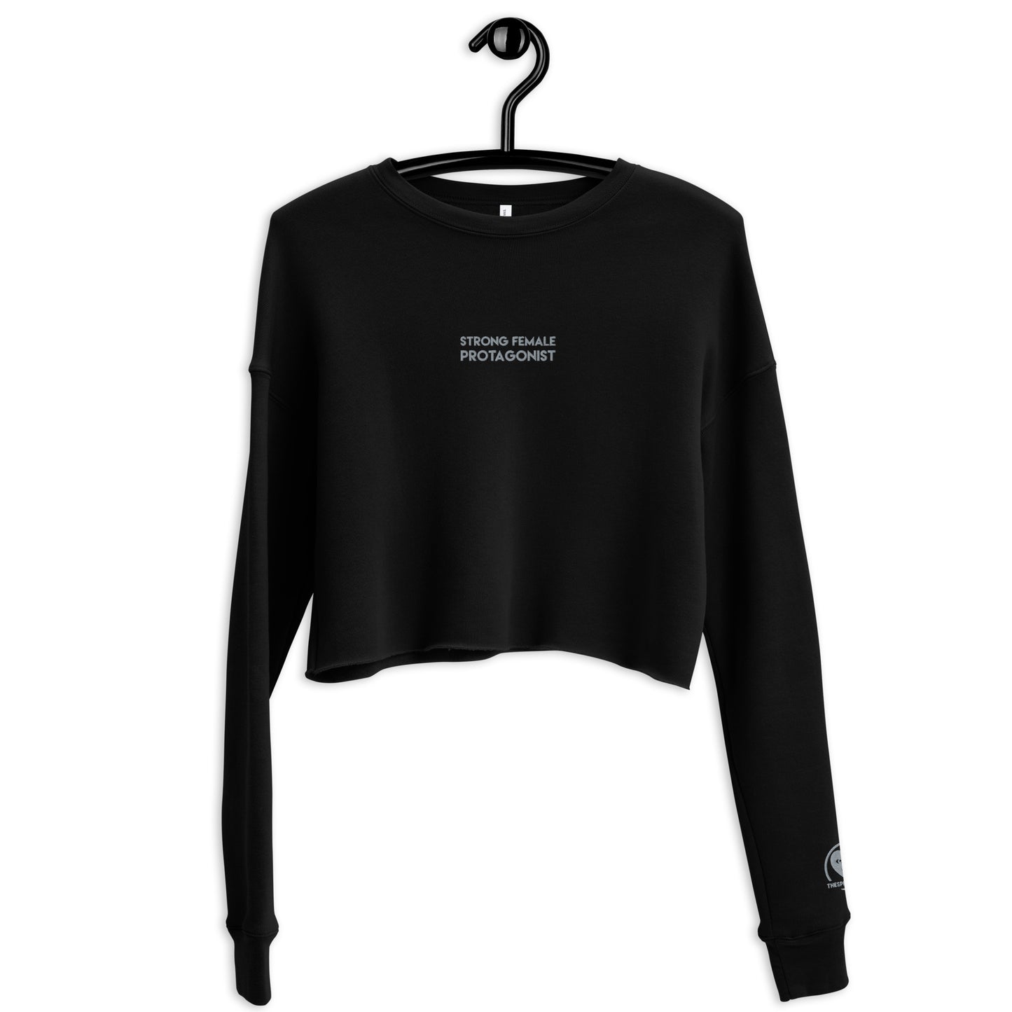 Strong Female Protagonist - Embroidered Crop Top Sweatshirt