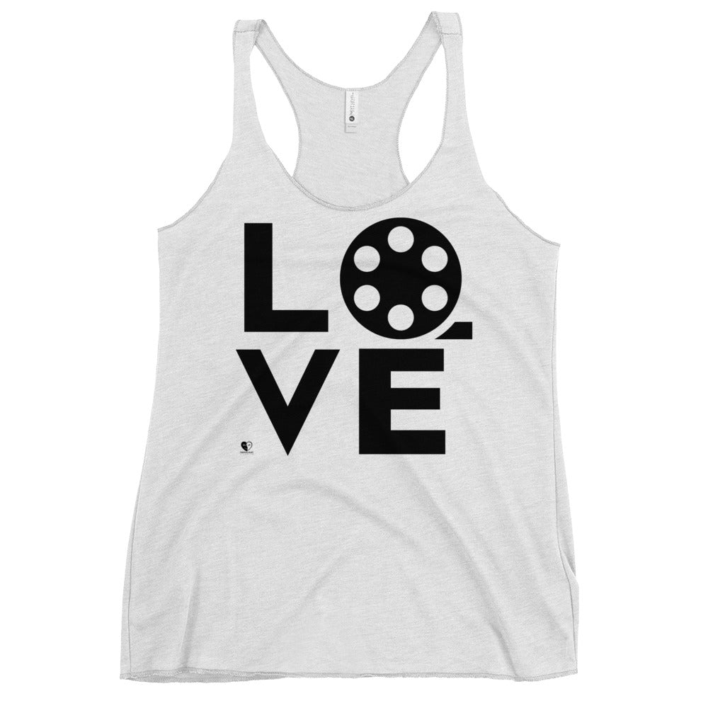 Love Movies - Women's Racerback Tank Top