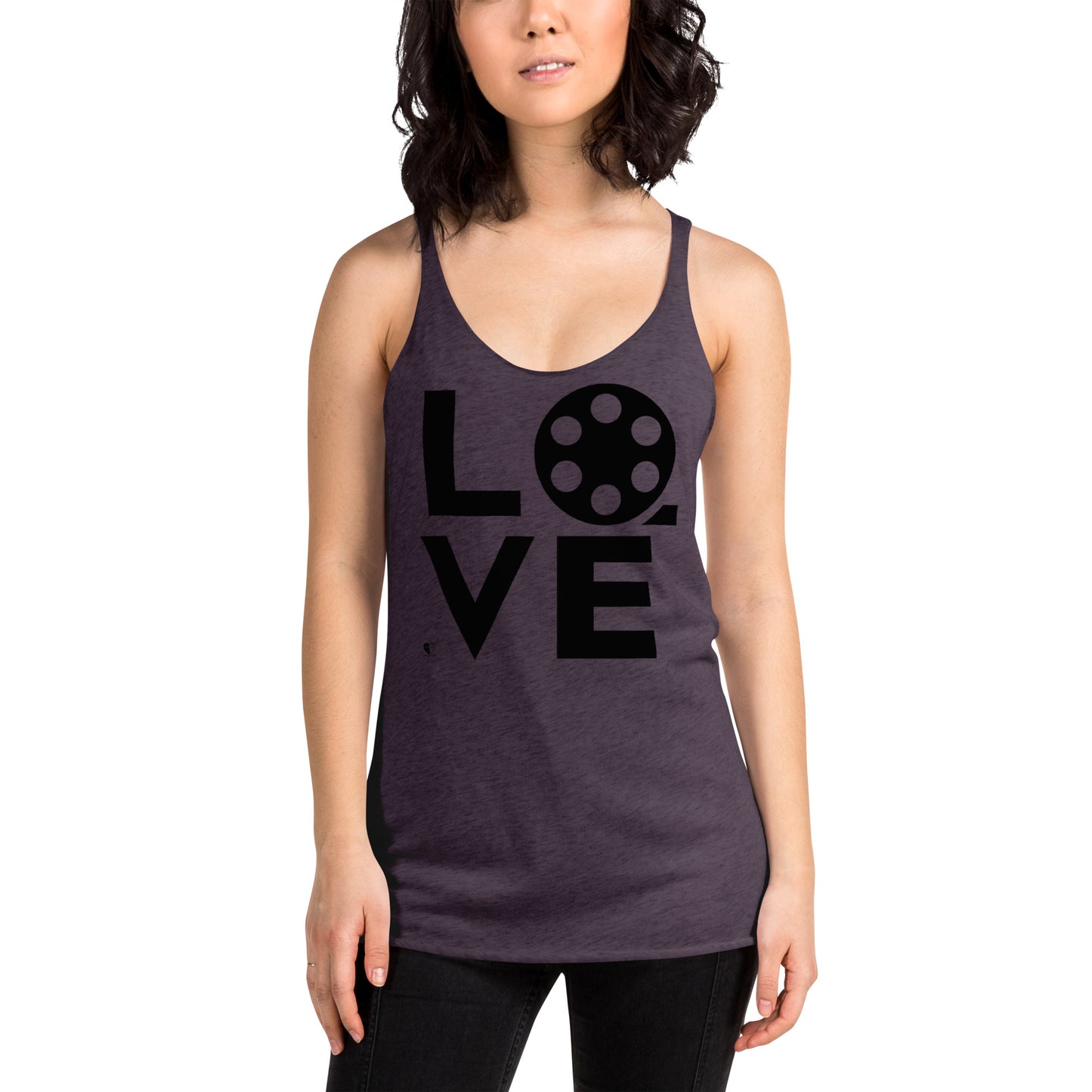 Love Movies - Women's Racerback Tank Top