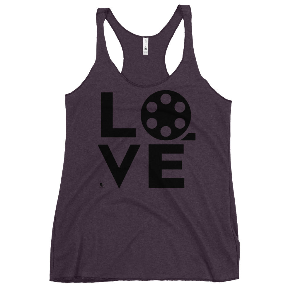 Love Movies - Women's Racerback Tank Top