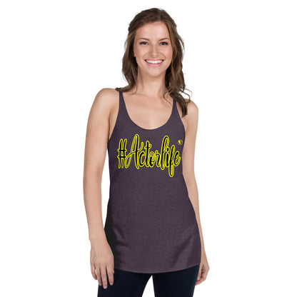 #Actorlife - Women's Racerback Tank Top