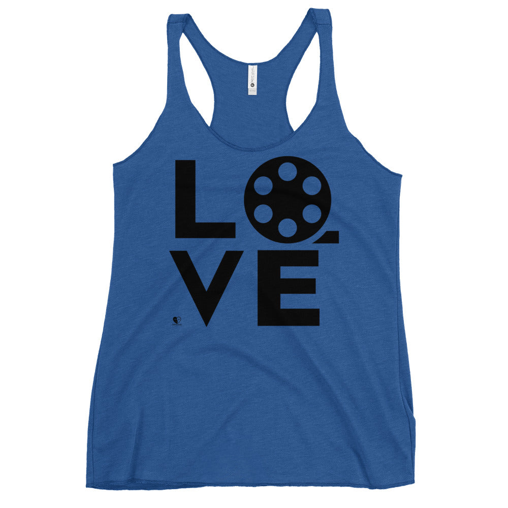 Love Movies - Women's Racerback Tank Top