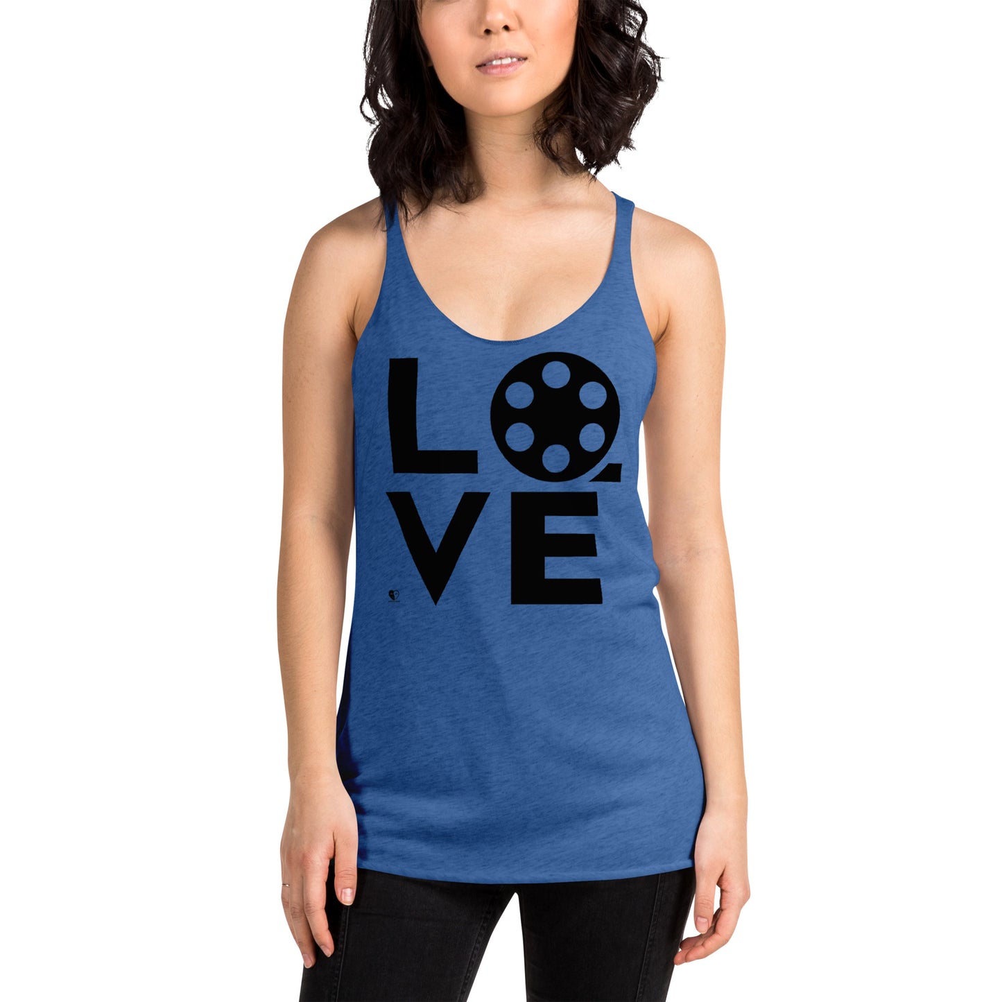 Love Movies - Women's Racerback Tank Top